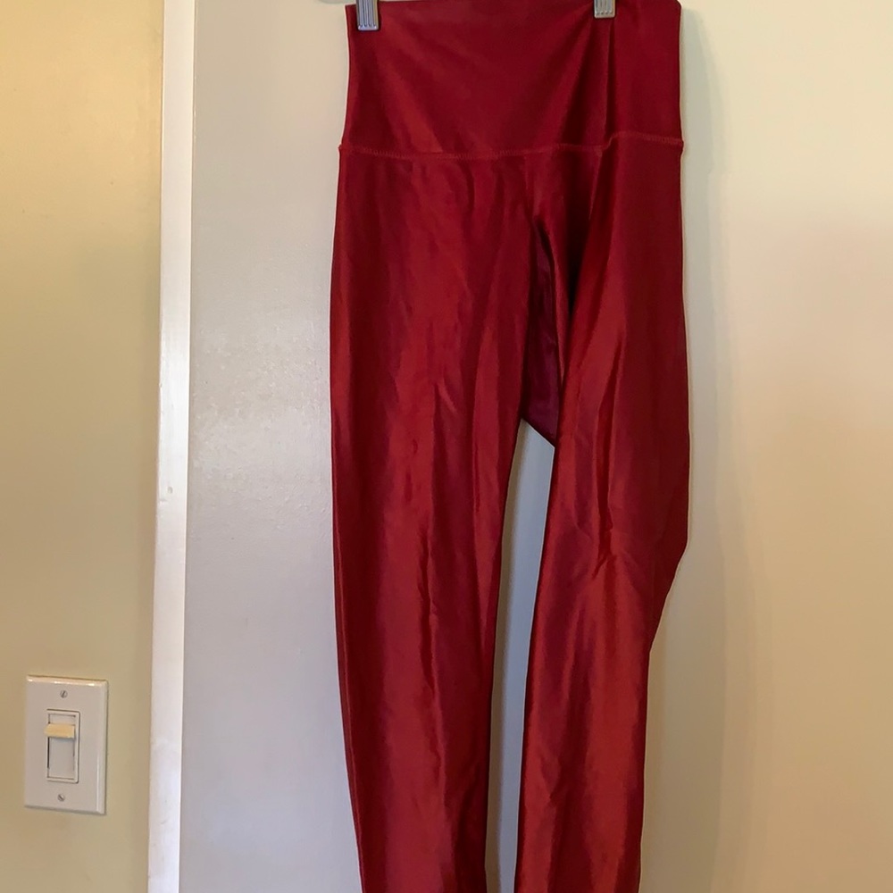 Liquid look leggings. Like new